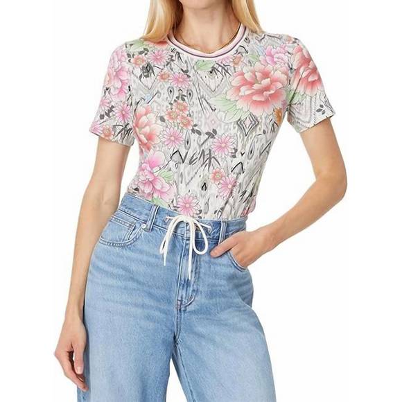Kallie Janie Fav SS Crew Neck Tee Shirt